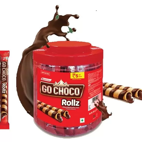 Go Choco Rollz Crunchy Silky Chocolate Roll