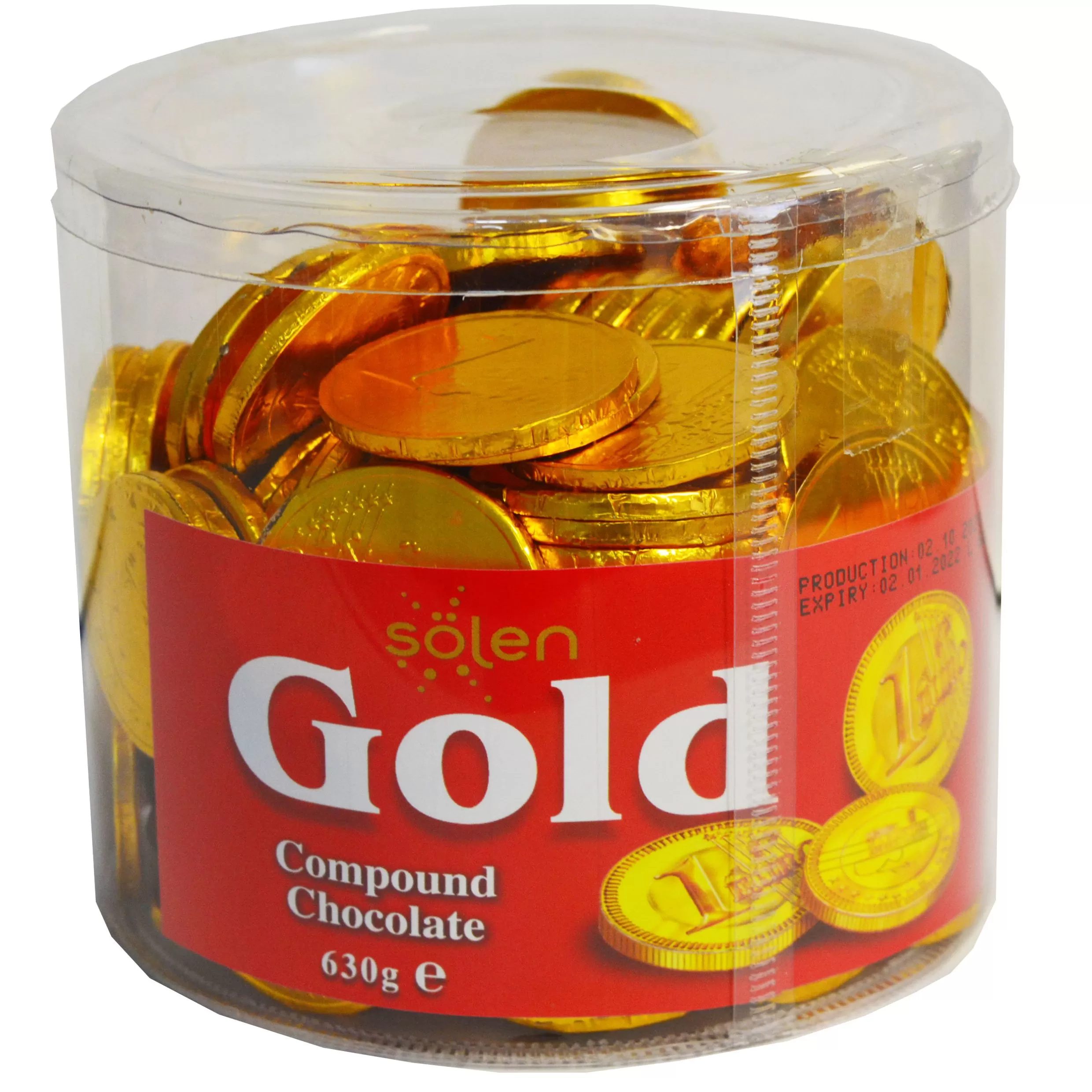 Gold Coiins 630G 150pcs Sweet Cake Decoration