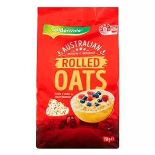 Goldenvale Rolled Oat g Crunch Small Pieces Natural Delicious