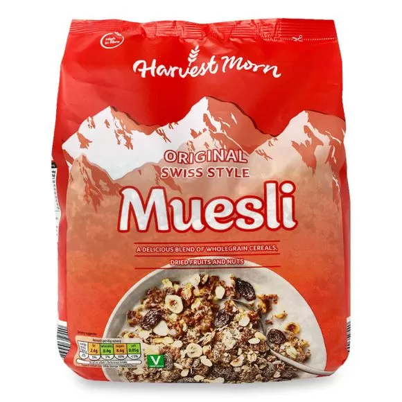 Harvest Morn Original Swiss Muesli 1.3kg Whole Grain