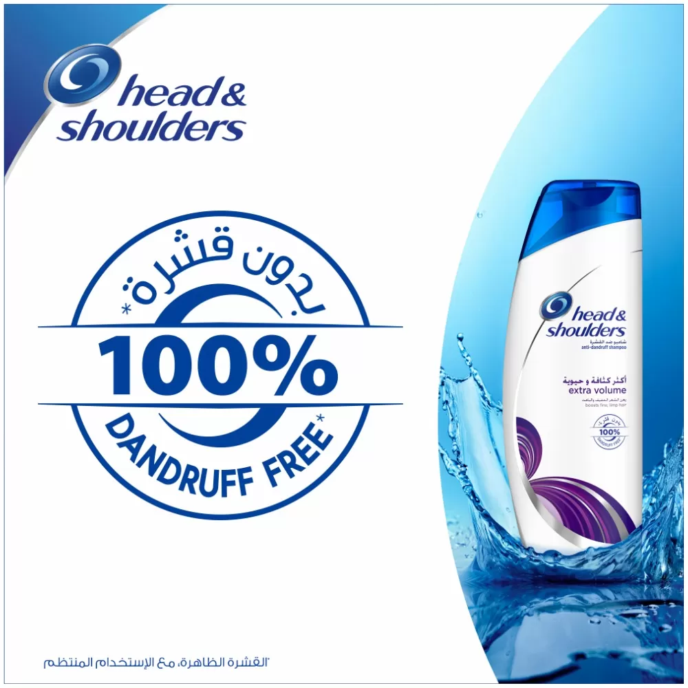 Head & Shoulders Extra Volume Anti-Dandruff Shampoo 400ml - image 2
