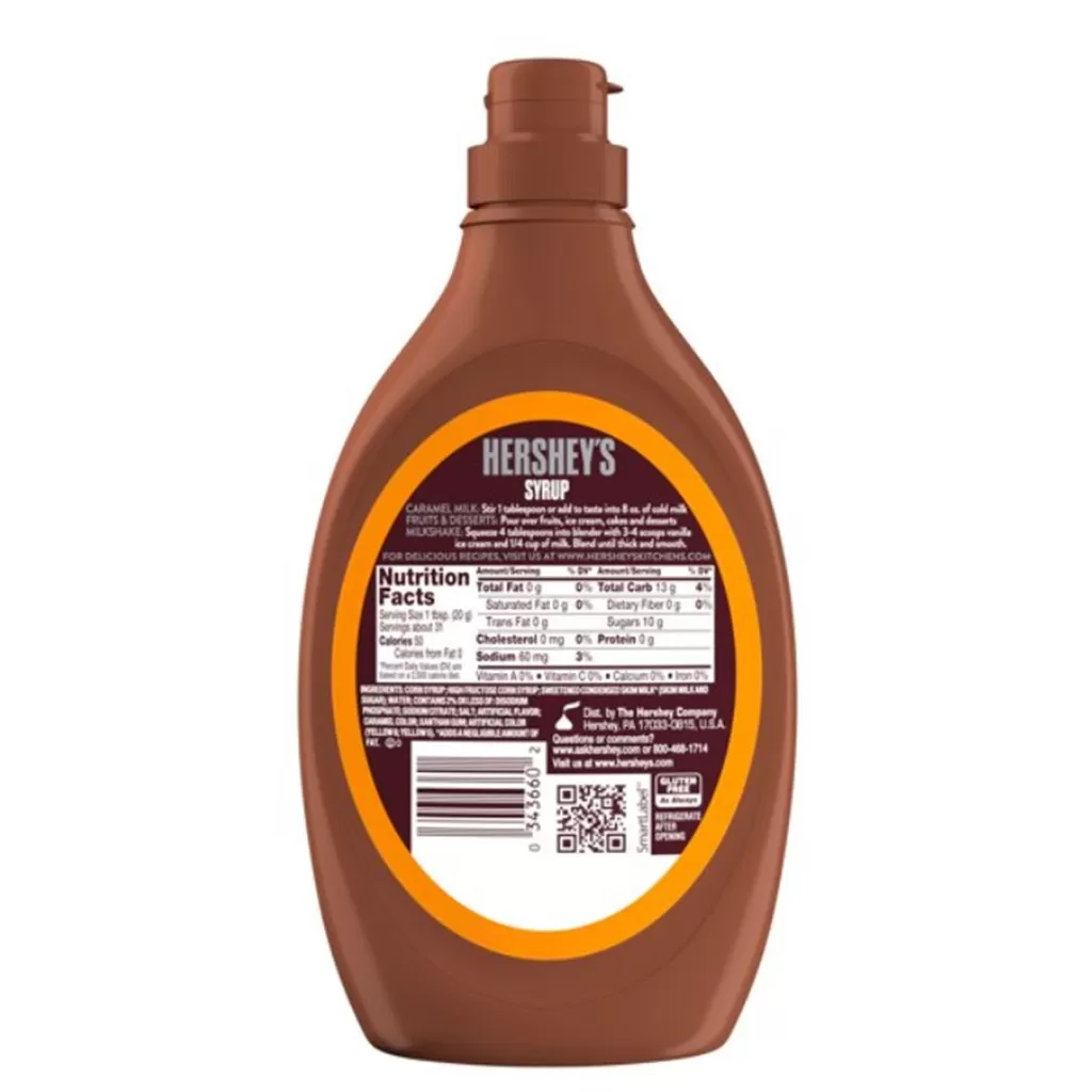Hersheys Caramel Syrup Milkshake Ice Cream Topping Gluten-Free - image 2
