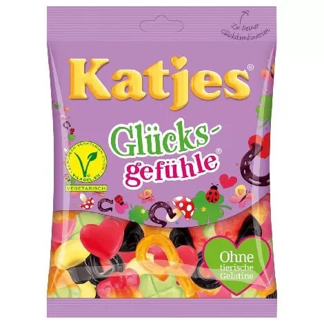 Katjes Feeling Happiness Vegetarian Fruit Gums 200g
