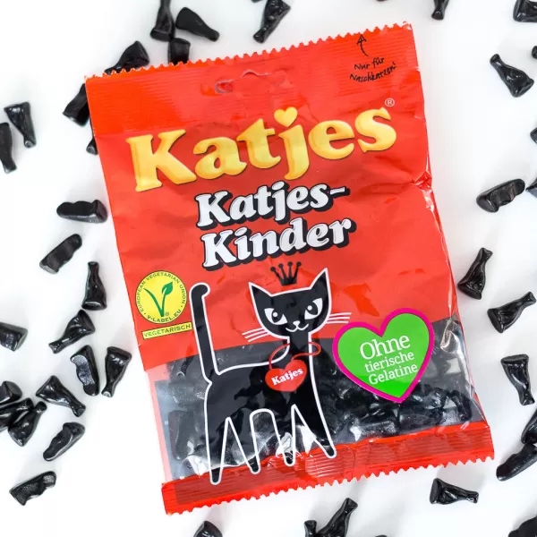 Katjes Kinder Licorice Cats 200g Gummy Candy