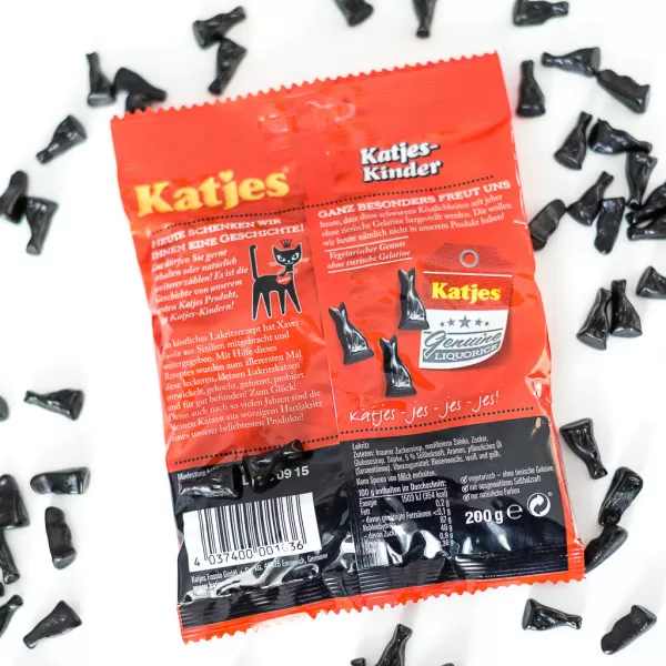 Katjes Kinder Licorice Cats 200g Gummy Candy - image 2