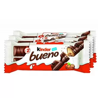 Kinder Bueno Milk Chocolate and Hazelnut Cream Candy Bar