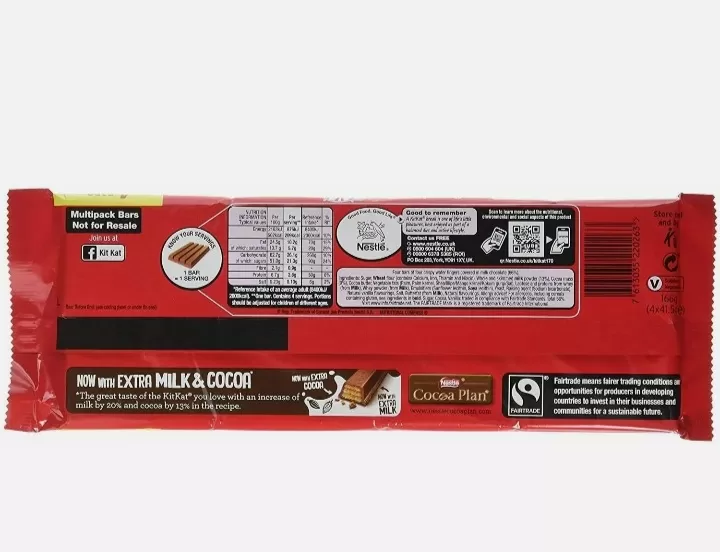 KitKat 4 Finger 41.5g x4 Value Pack UK - image 3