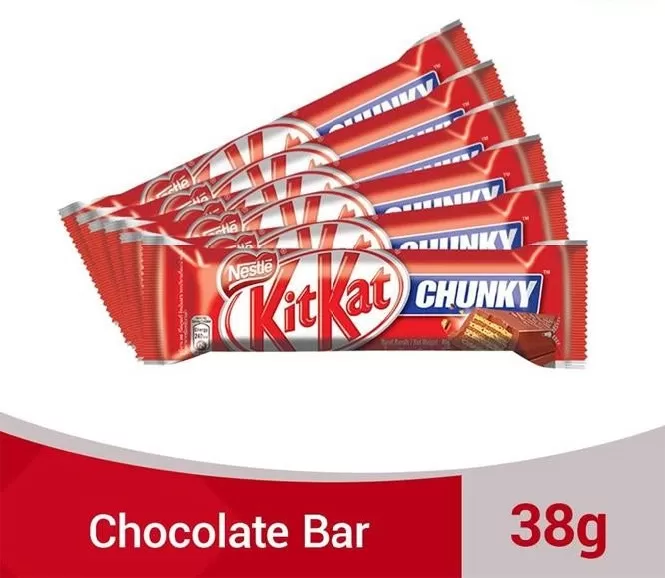 KitKat Chunky Chocolate Bar 38g x 6bars