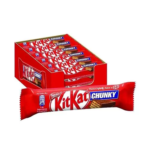 Kitkat Chunky Chocolate Wafer Bar 40g Pack of 24 - image 2