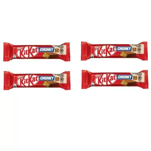 KitKat Chunky Milk Chocolate Bar 50g x 4 Pcs Combo