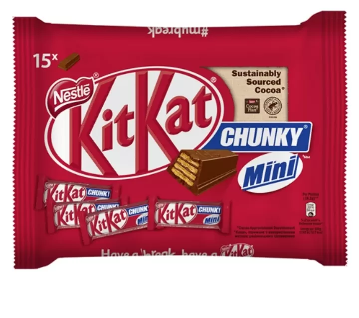 Kitkat Chunky Mini Bag 250g (15pcs.)