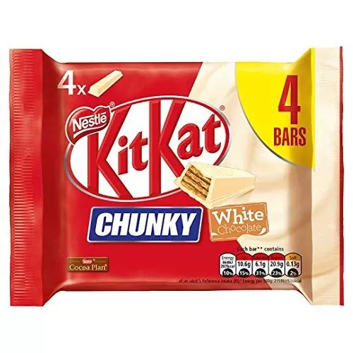 Kitkat Chunky White Chocolate 4 Bars (4 X 40g, 160g) - image 1
