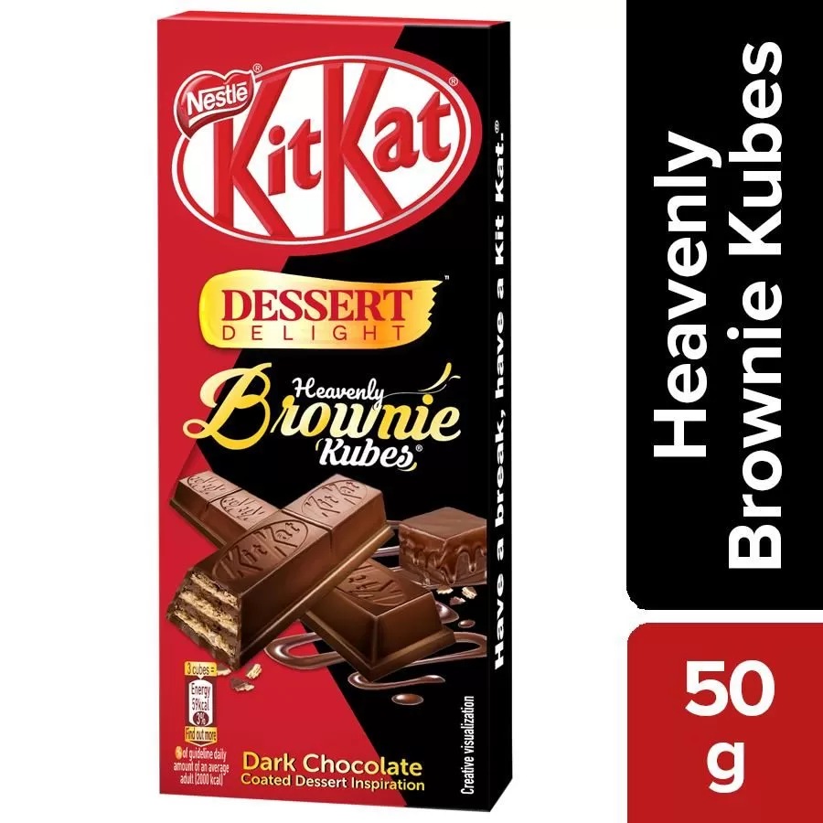 Kitkat Dessert Delight Heavenly Brownie Kubes Wafer