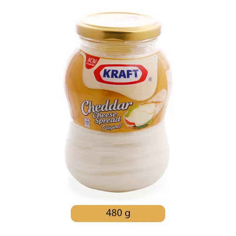 Kraft Cheddar Cheese Spread Original Pack 480g