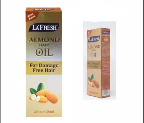 La Fresh Almond Hair Oil for Damage-Free Hair 220ml - image 1