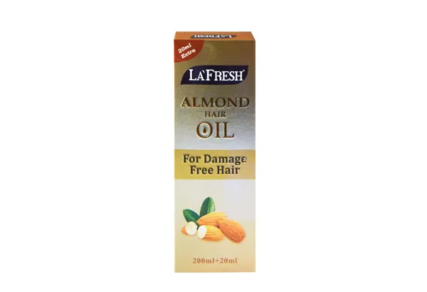 La Fresh Almond Hair Oil for Damage-Free Hair 220ml - image 3
