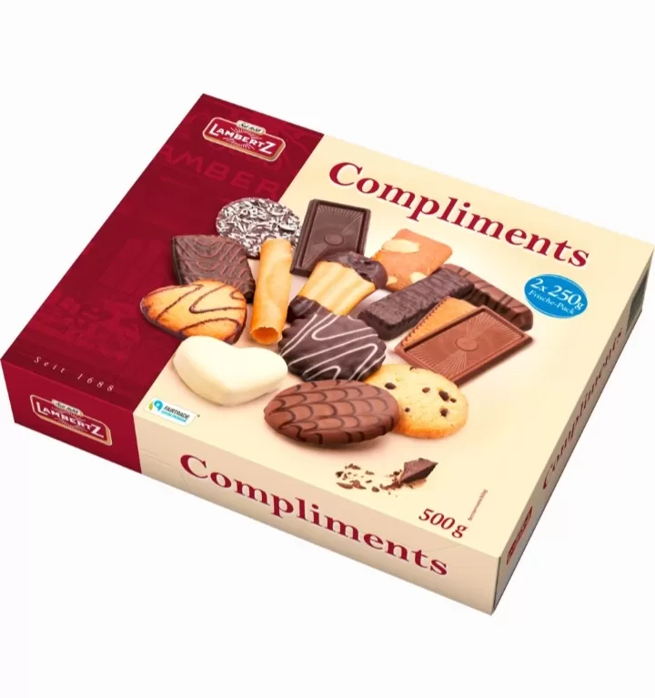 Lambertz Compliments Assorted Cookies 500g Gift Pack
