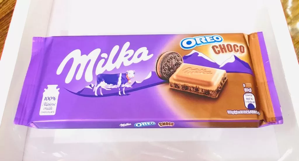 Milka Choco Milk Chocolate with Oreo Filling 100g - image 2