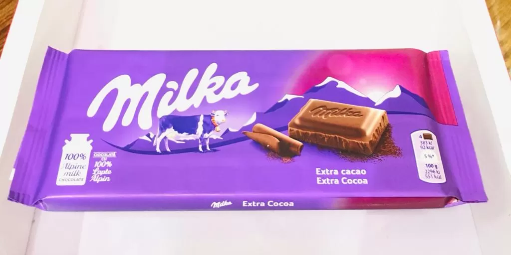 Milka Chocolate with Extra Cocoa 100g (Dark) - image 2