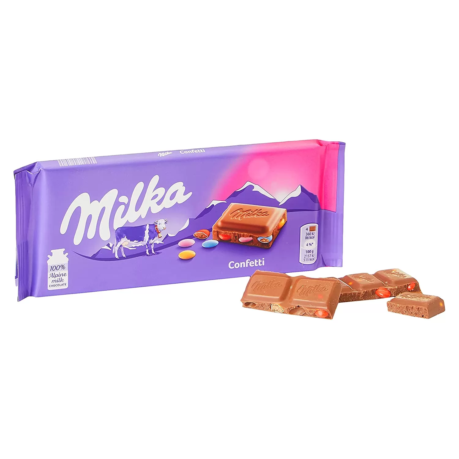Milka Confetti Chocolate 100g