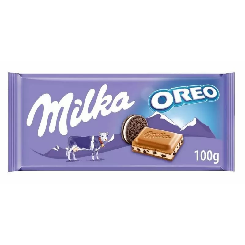 Milka Oreo Chocolate Bar 100g