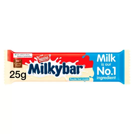 Milkybar White chocolate 25g