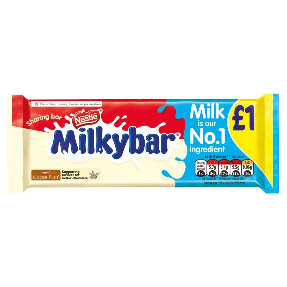 Milkybar White Chocolate Bar 90g - image 2
