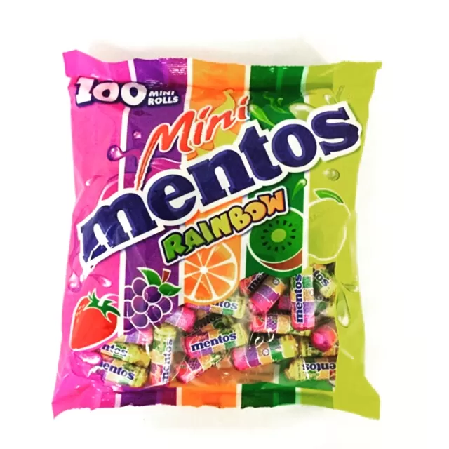 Mentos Mini Rainbow Candy Sour 15Pcs - image 5
