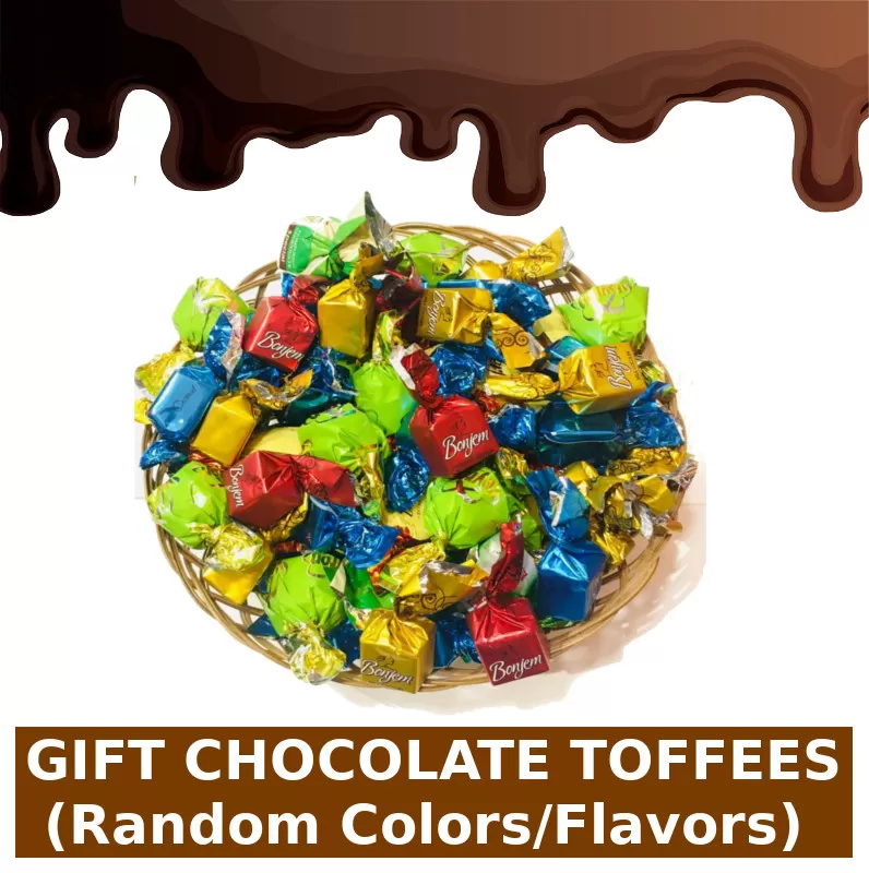 Rapinda Mix Chocolate & Candy Toffees Colourful Wrapping 100Pcs
