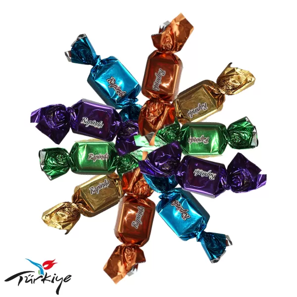 Mix Chocolate & Candy Toffees Colourful Wrapping 50Pcs - image 2