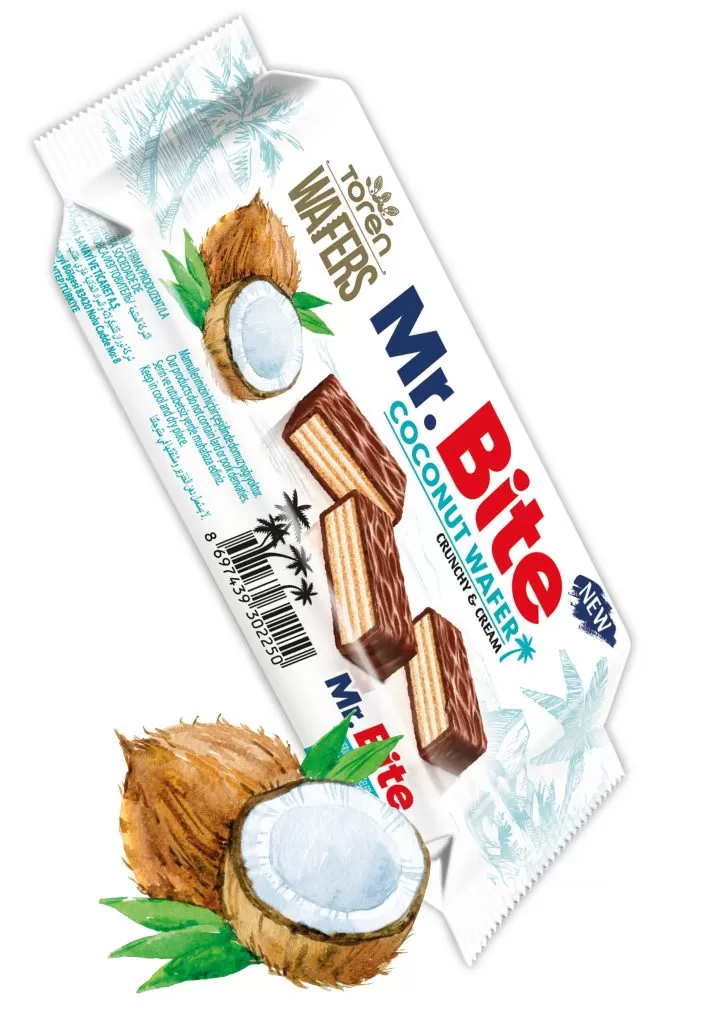 MrBite Milk Chocolate Coated With Coconut Cream 38g