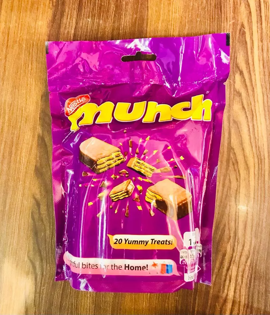 Munch Chocolate Coated Crunchy Wafer Share Mini Pack