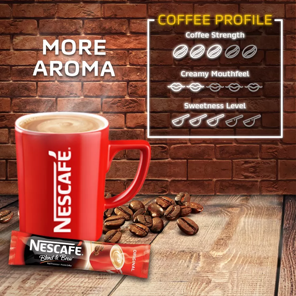 Nescafe Blend and Brew Original Coffee Sticks - image 2