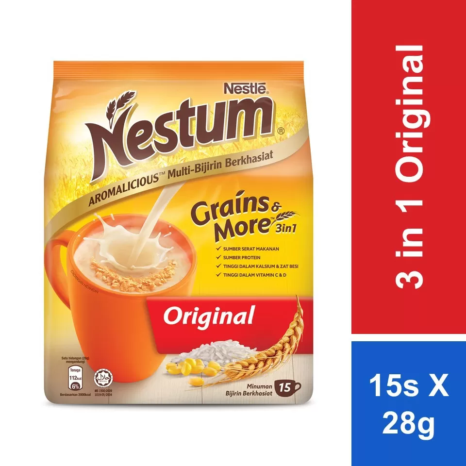 Nestum Grains & More 3 in 1 Original 28g x 15s