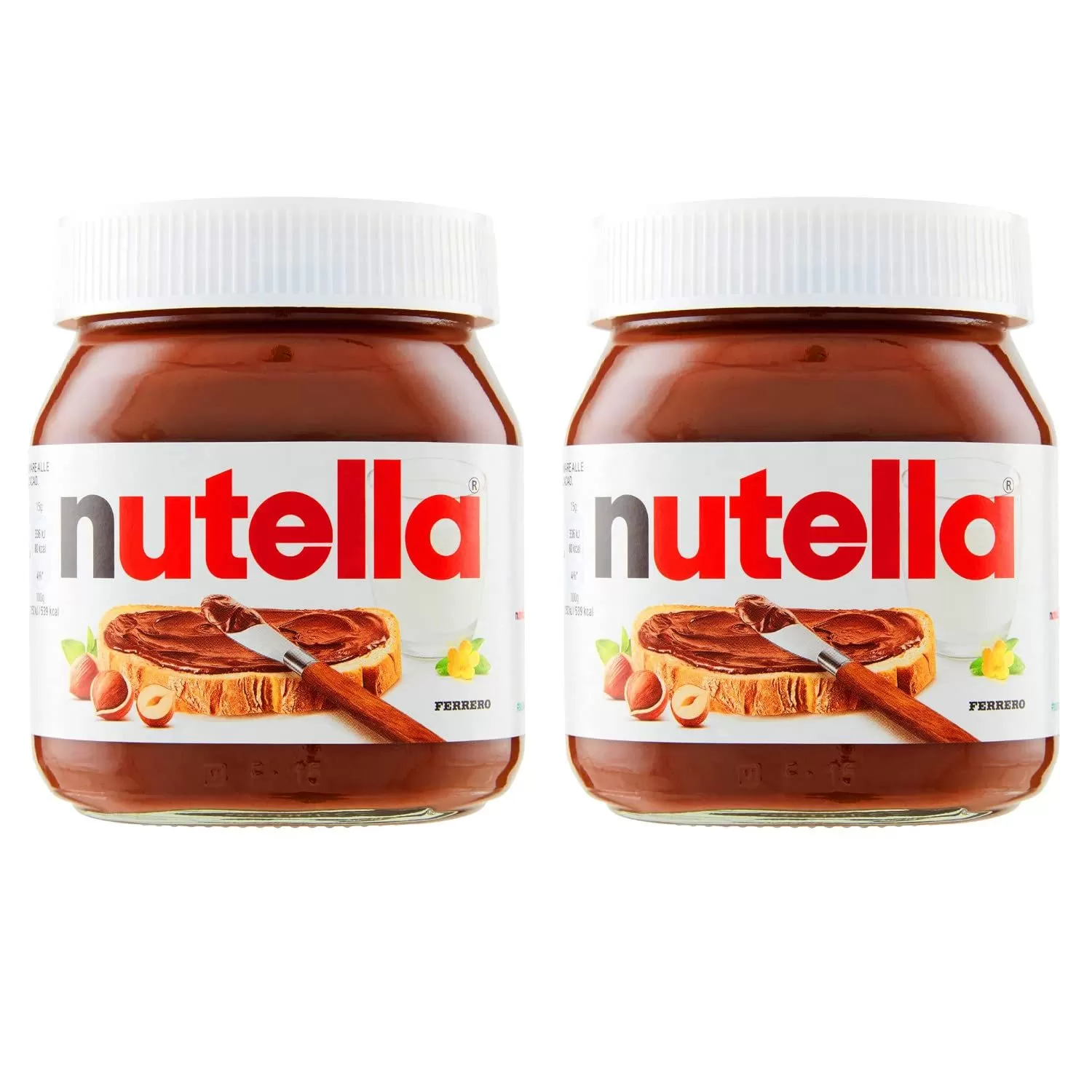 Nutella Chocolate Hazelnut Spread 2 Pack, 2 x 350g