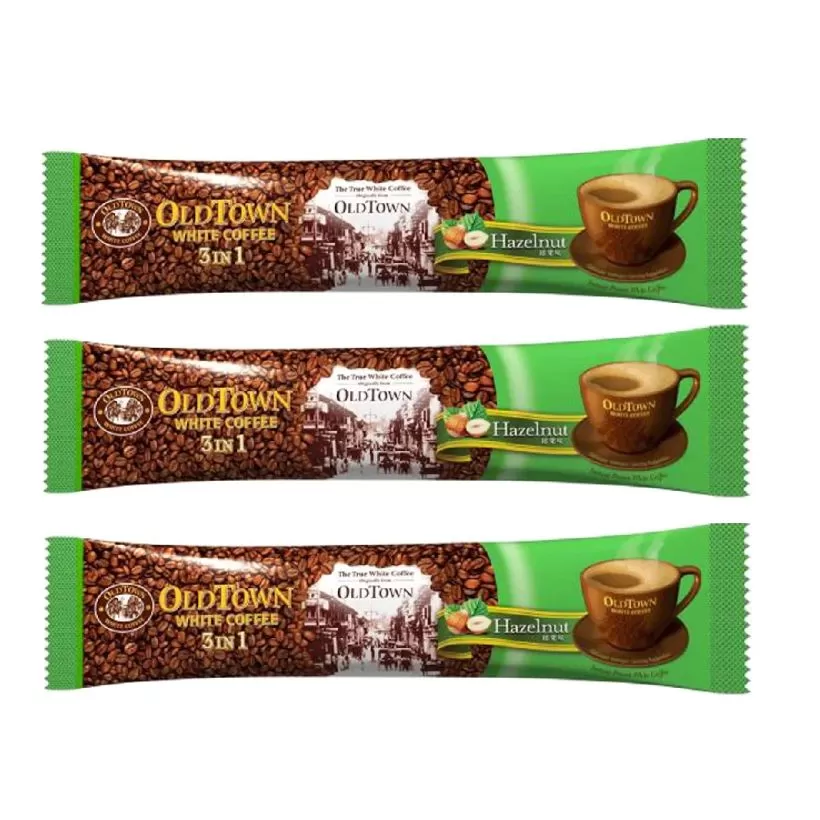 Old Town Coffee Stick Hazelnut Coffee and Cream 40g