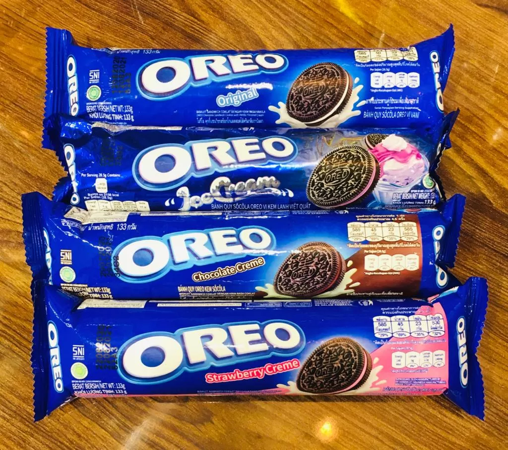 OREO Biscuit 133g x4 Flavoured Pack