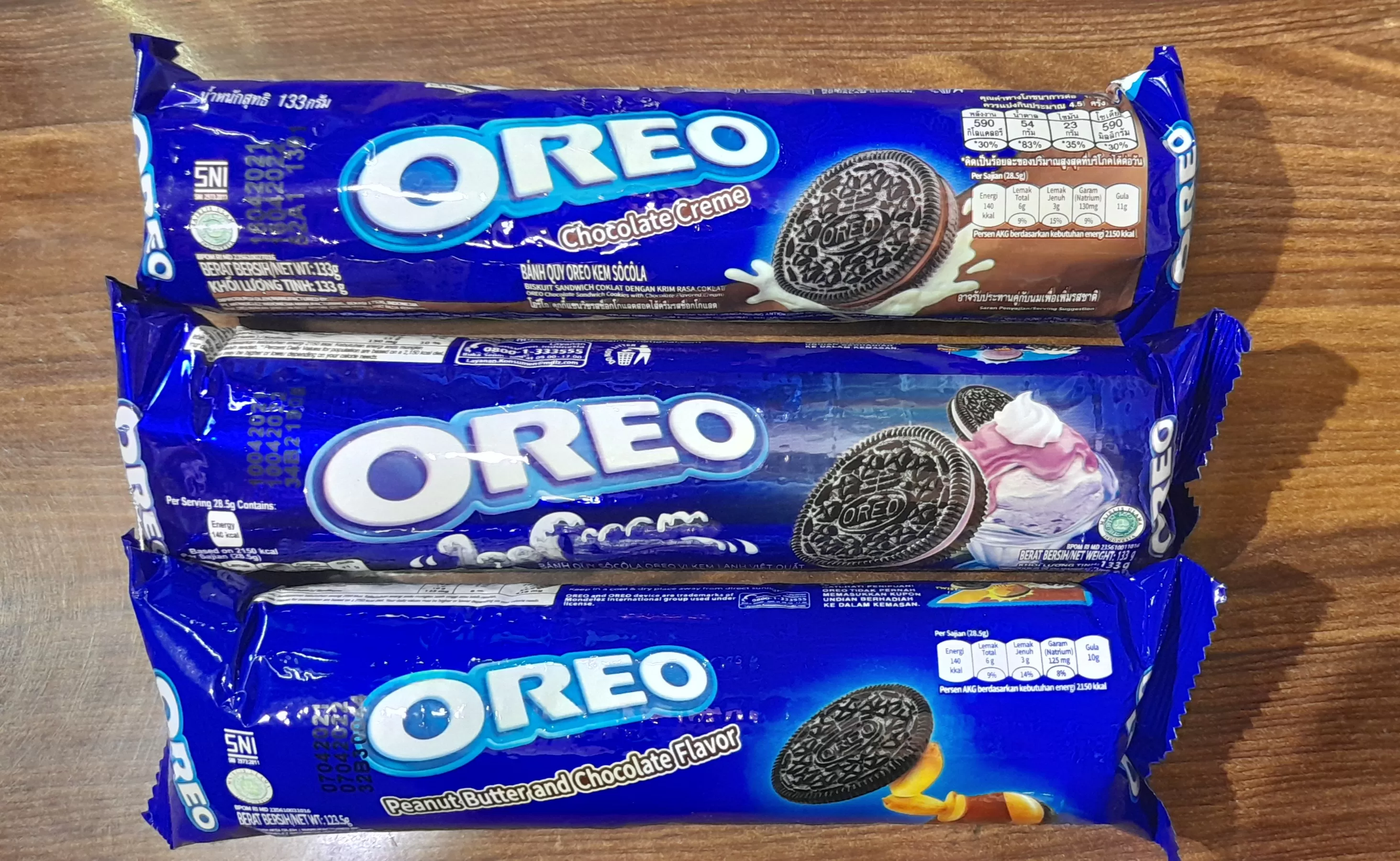 Oreo Combo Pack 3Pcs Biscuits Cookies Assorted