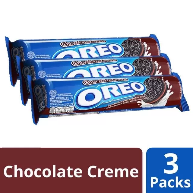 Oreo Chocolate Creme Biscuits 133G (3 Pack)