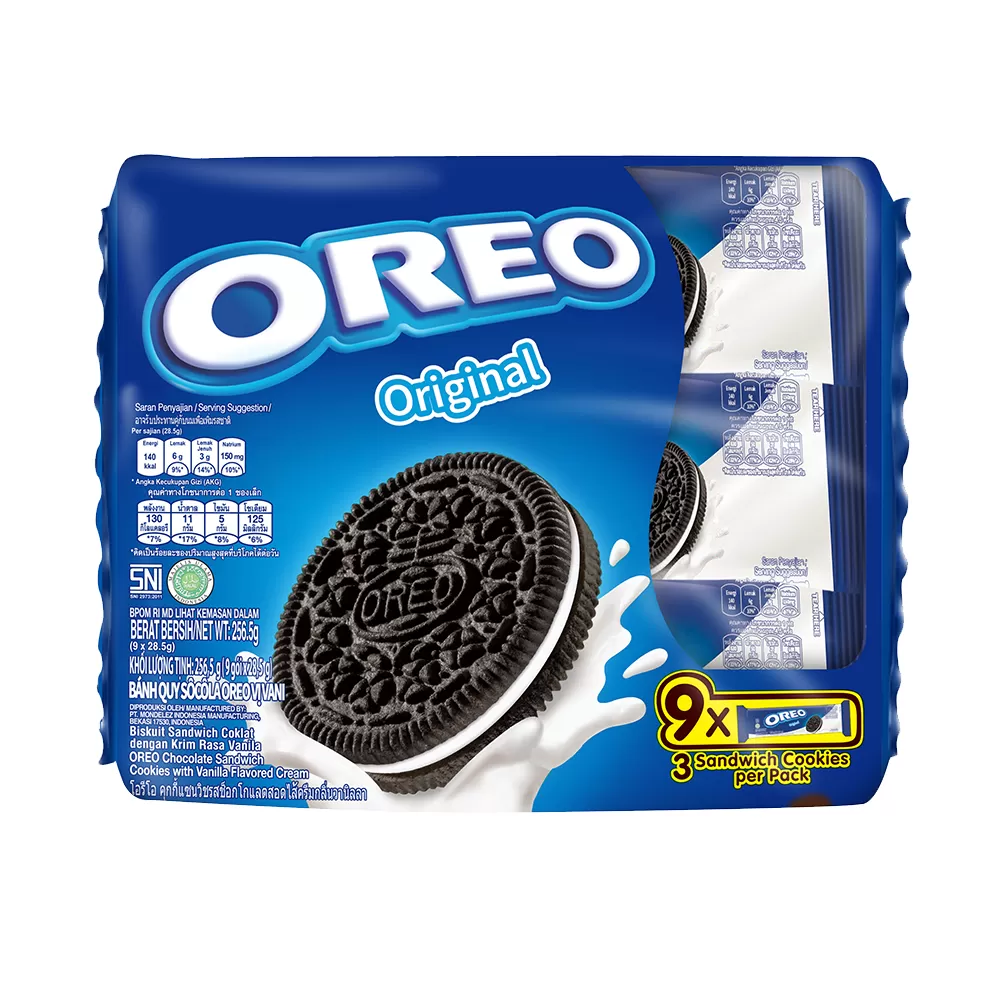 Oreo Original Chocolate Sandwich Cookies Vanilla - image 2