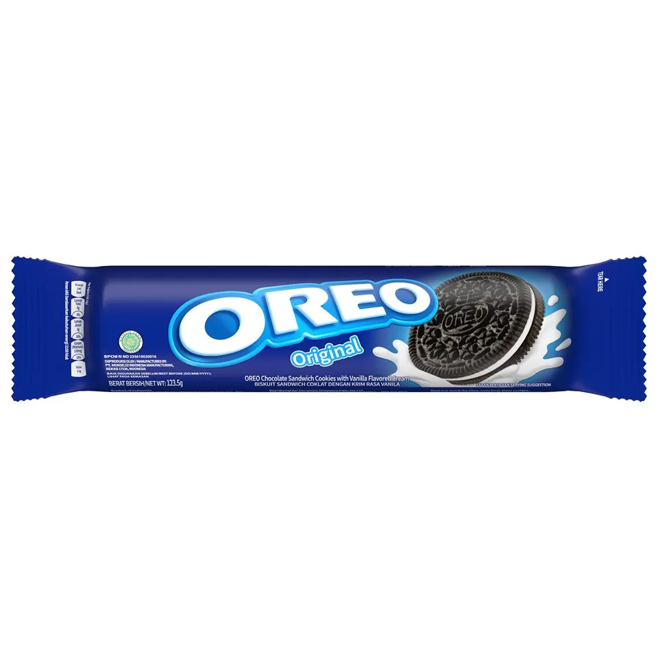 Oreo Vanilla Original Cookies Biscuits 123.5g