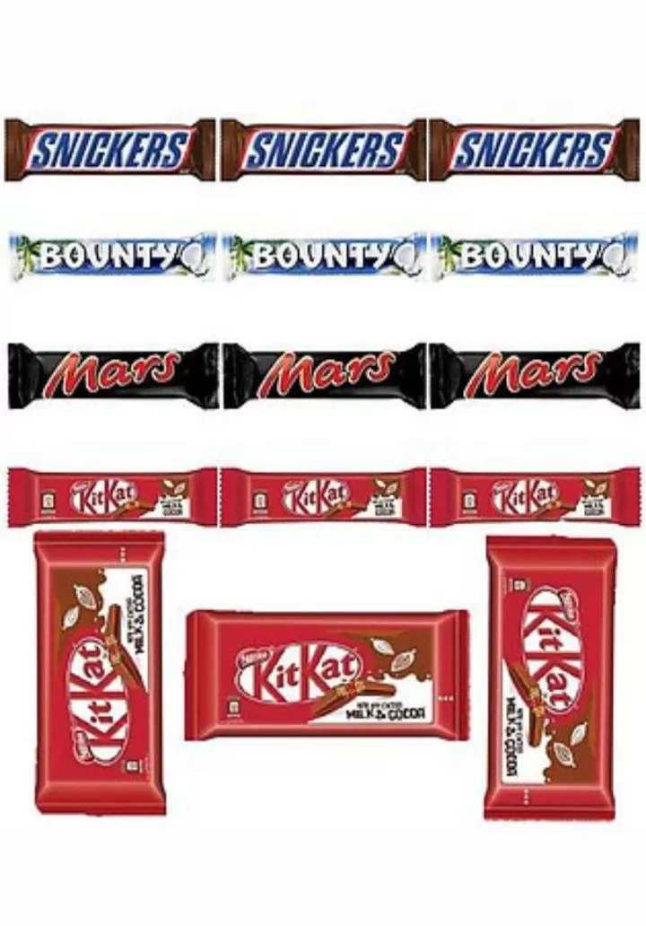 Snickers Mars Bounty Kitkat 15-Piece Chocolate Pack