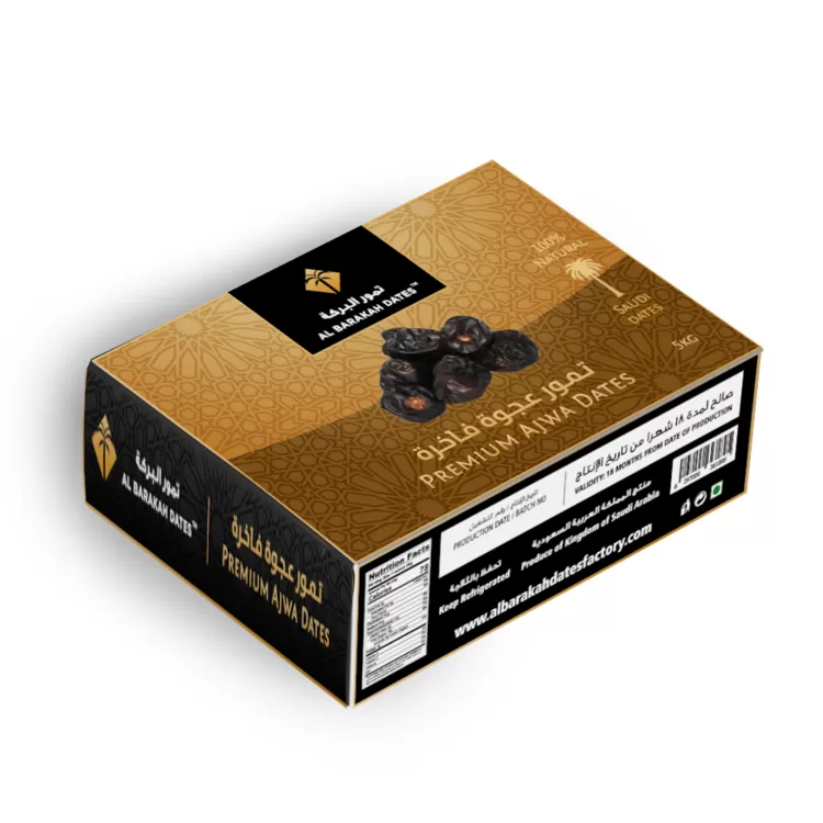 Al Barakah Ajwa Dates 3KG Large - image 6