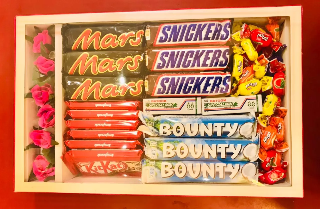 Premium Chocolate Hamper Box - Snickers, Mars, Bounty - image 3