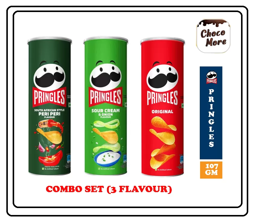 Pringles Chips Flavours 3 Combo Pack