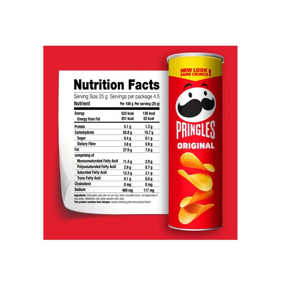 Pringles Potato Crisps Assorted Flavor Chips 107g - image 5