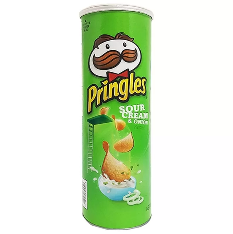Pringles Sour Cream & Onion Chips 107g - image 2