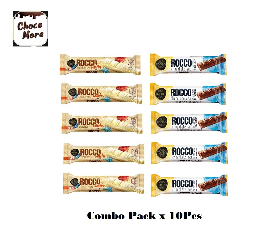 Rocco White & Dark Chocolate Combo Pack 10Pcs