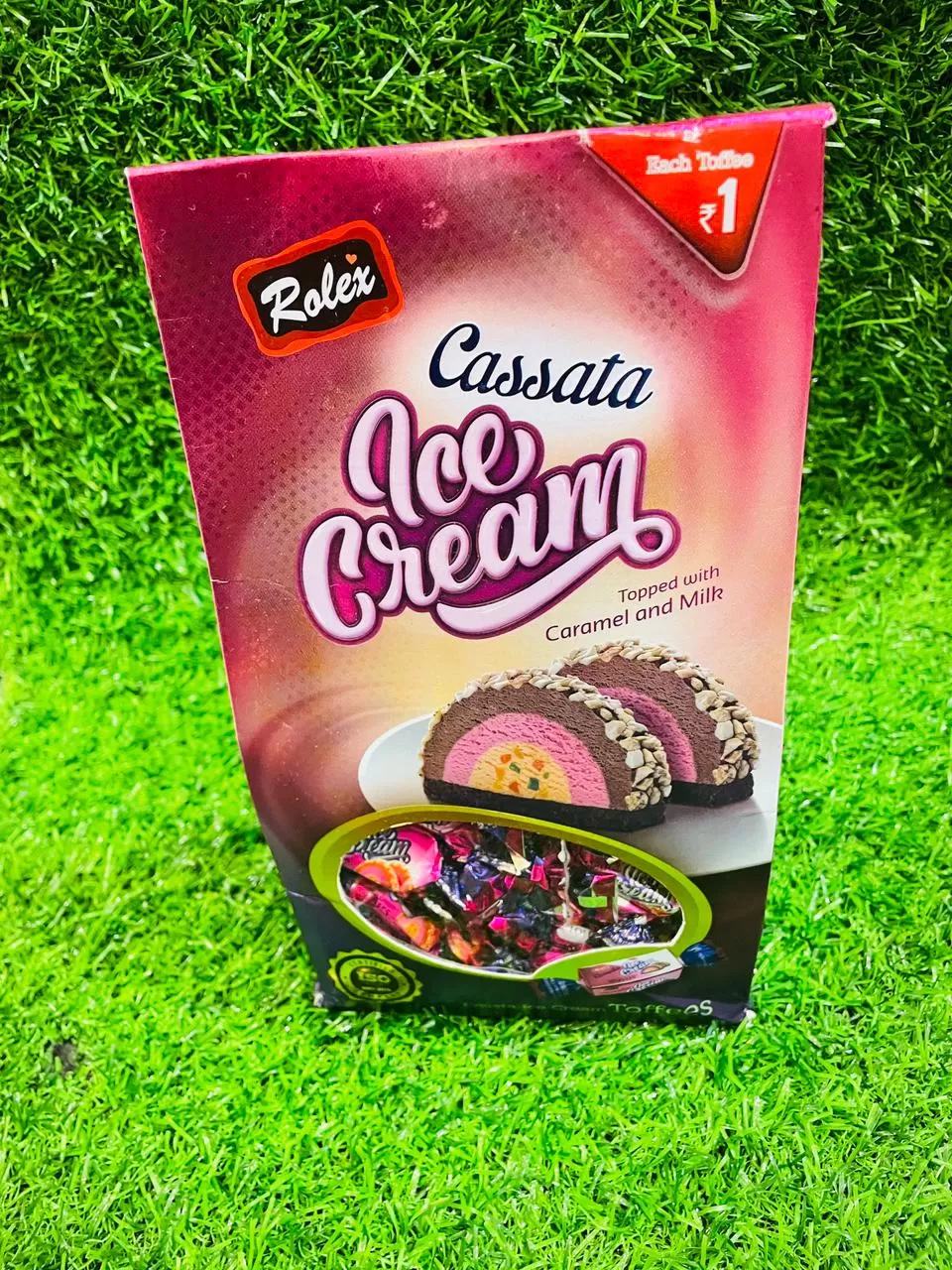 Rolex Cassata Ice Cream Milk And Caramel Toffees