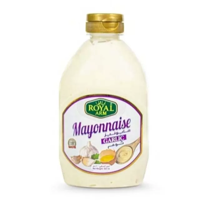 ROYAL ARM Garlic Mayonnaise 500ml Creamy Spicy Mayo
